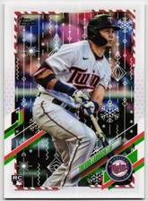 2021 Topps Walmart Holiday #HW114 Trevor Larnach RC