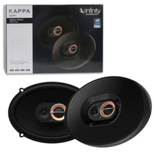 Infinity KAPPA 693M 6" x 9" 6x9 inch 3-Way Car Audio Speakers 120W RMS