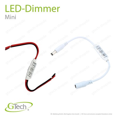 Mini-LED-Dimmer 12-24VDC5A DC-Anschlüsse kV