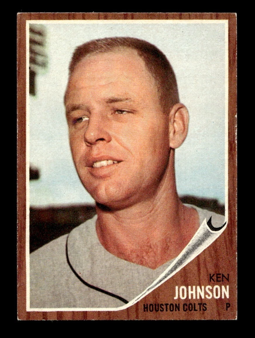 1962 Topps #278 Ken Johnson Colt .45's EX-MT *5m