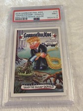 Topps GPK Donald Trump PSA Graded 9 Mint Drain The Swamp Historical Political