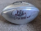 John Elway Signed Custom Silver Football 1/7 RARE Baden Collector Series MVP SB