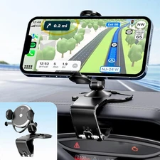 Dashboard Car Phone Holder, Universal 360° Rotation Dash Phone Mount for Car, M