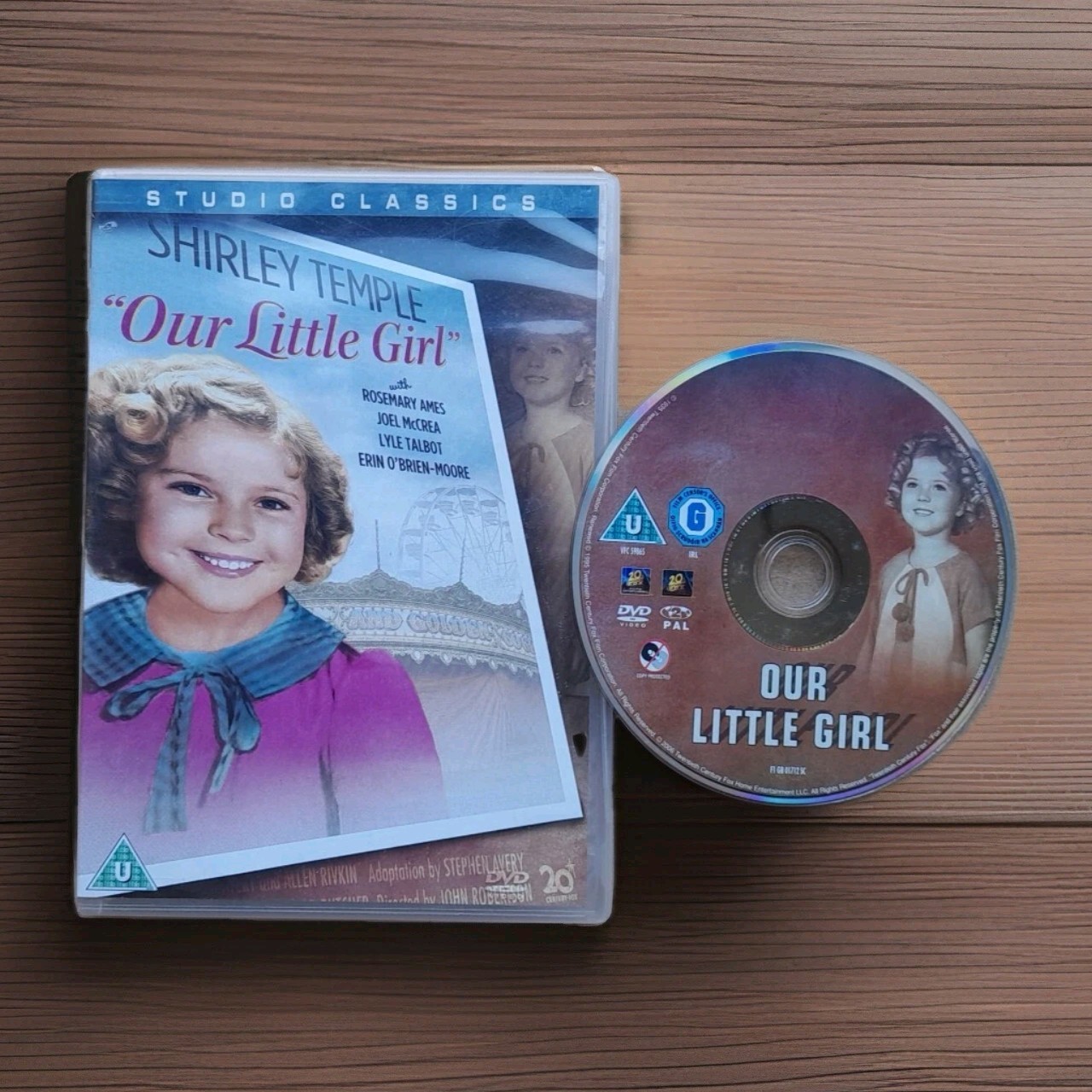 Our Little Girl DVD - Shirley Temple, Joel McCrea 1935 Family Drama Movie