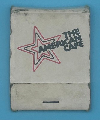 The American Cafe Washington D.C. Vintage Star Logo Full Matchbook