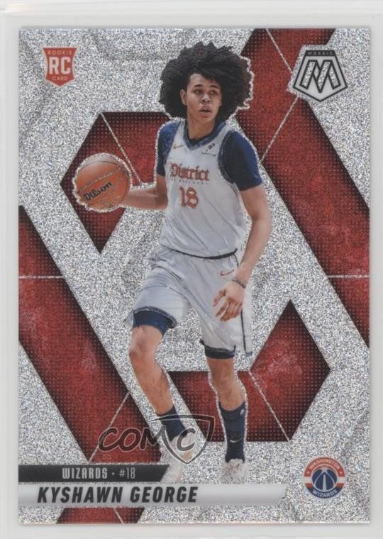 2024-25 Panini Mosaic Rookies Glitter Prizm Kyshawn George #247 Rookie RC 6m7