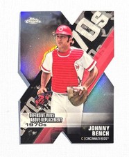 Johnny Bench ~ 2020 Topps Chrome ~ Decade of Dominance Refractor #DOD-6