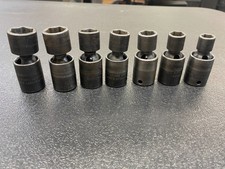 Snap On 38 Drive Impact Swivel Flex Ipfm Socket Set Of 7 Sz 10 12-15 17-18