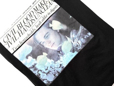 Romeo and Juliet Forever 21 Leonardo DiCaprio Baz Luhrmann Black XL Error Shirt
