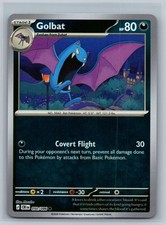 Golbat 050/086 Common Chaos Rising Pokemon Card Reverse Holo Near Mint