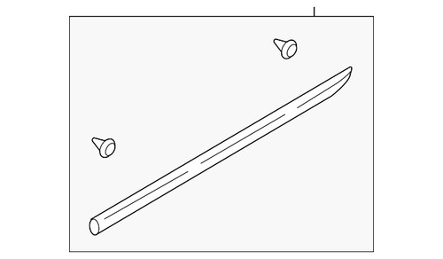 Genuine Subaru Lower Molding 91112AG29ANN