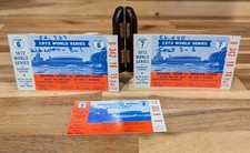 1972 World Series Game 6 &7, National League Championship Game 3 Ticket Stubs
