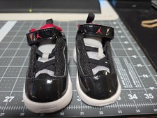 Nike Jordan Max Aura 2 Toddler Shoes Size 3c Trainers CN8096-006 Black Red