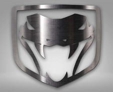 1pc Viper Fangs Emblem For 2003-2010 Dodge Viper Conv. - Acc6258 1pc Viper Fangs Emblem For 2003-2010 Dodge Viper Conv. - Acc6258