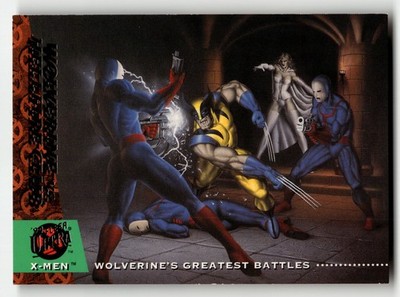 1994 Ultra X-Men Wolverine vs. Hellfire Club #144 BEAUTY!
