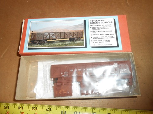 Kit góndola escala HO Walthers 933-6864 C&NW 40' en caja. | Zustand: Used
