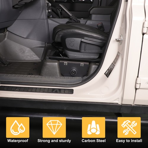 Driver's Seat Fingerprint Lock Security Safe Box For INEOS Grenadier 2020-2026 - Afbeelding 8 van 20