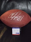 Calvin Johnson autographed authentic nfl Duke BCA football