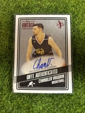 2021 Onyx Vintage Chandler Vaudrin Rookie Autograph Card #VACV Winthrop B21