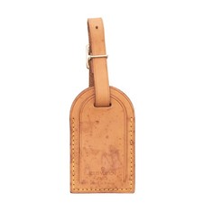 Authentic Louis Vuitton Vachetta Leather Luggage Name Tag 20
