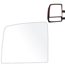 Upper Tow Mirror Glass  Driver Side For 07-19 Toyota Tundra 08-17 Toyota Sequoia