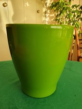 Cache-pot vert en céramique 14,5 cm de hauteur comme neuf