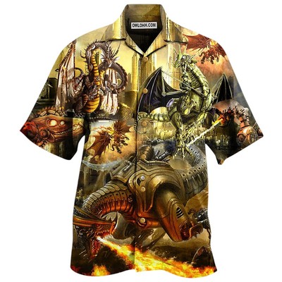 Dragon Metal Love Life Amazing Hawaiian Shirt Owl Oh