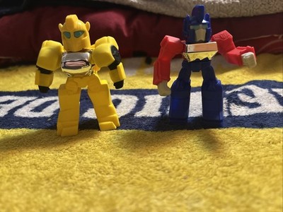 Burger King Kids Toy Classic Hasbro Lot Of 2 Optimus Prime & Bumblebee