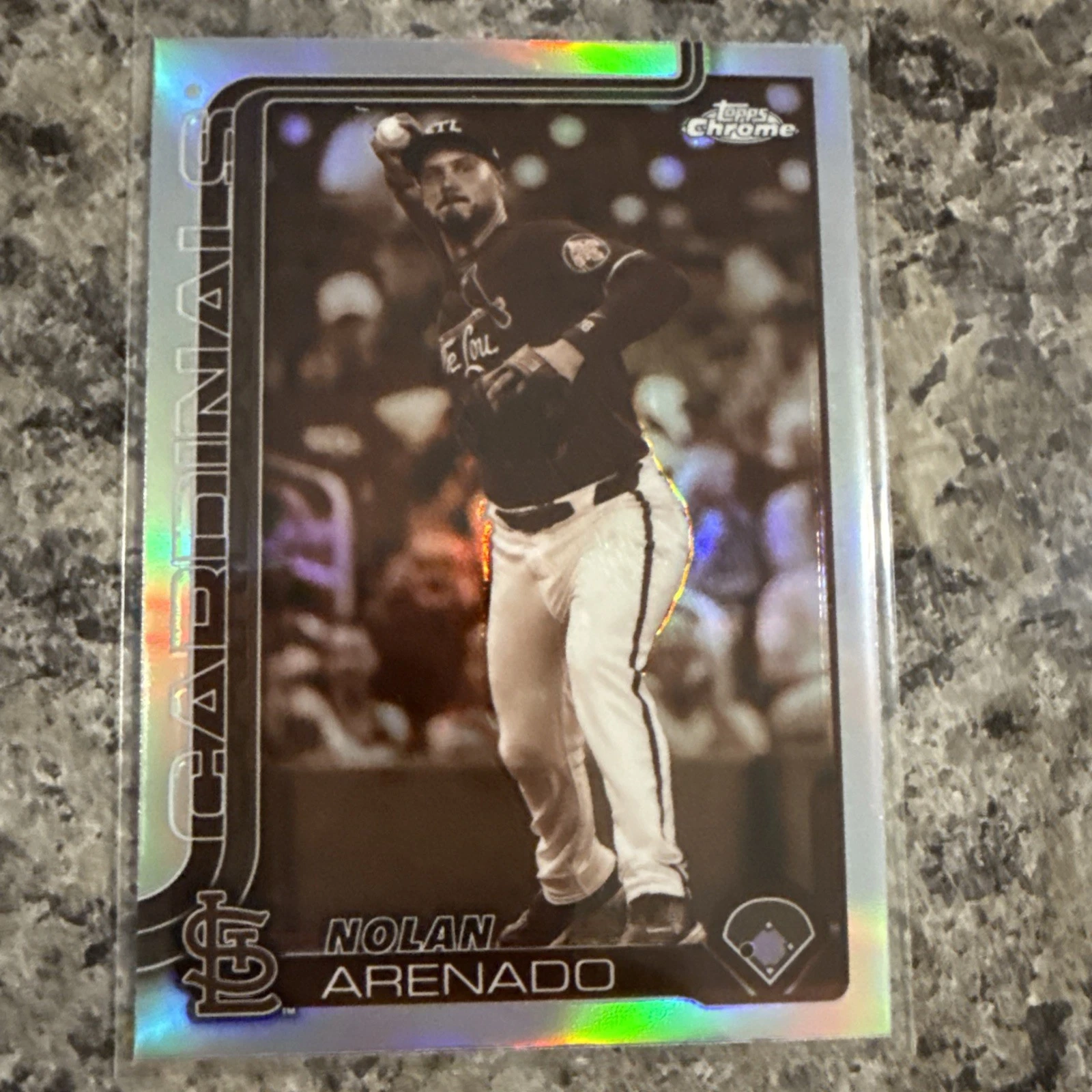 2025 Topps Chrome Nolan Arenado Sepia Refractor
