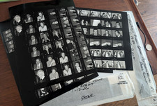 Vintage Press Photos Negatives 80's Actors Walter Matthau Jean Stapleton Others