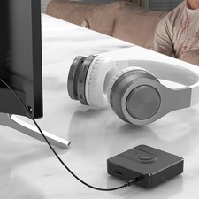 Transmitter and Receiver Set, Audio Adapter for TV Headphones Speakers Camera,