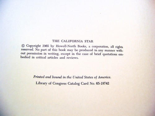 1965 1st Edition THE CALIFORNIA STAR: YERBA BUENA & SAN FRANCISCO Folio-Size - Picture 4 of 7