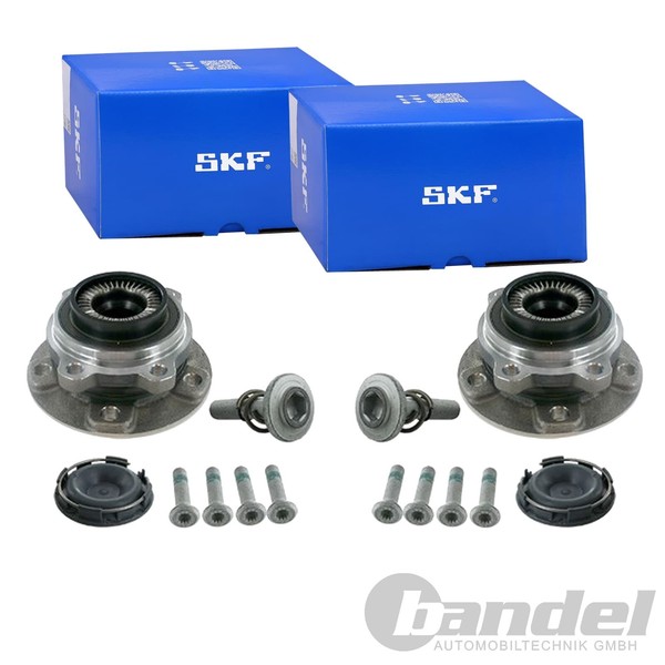 2X SKF RADLAGER-SATZ Radlager Satz Hinten Vorne Passend FüR BMW 1 2 I8 X1 X2 MIN-image
