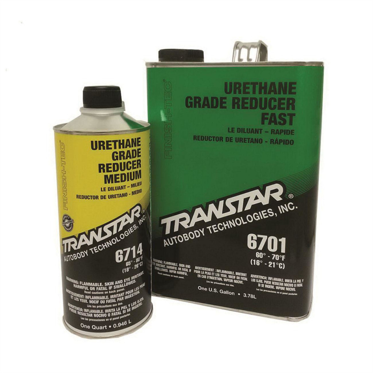 Transtar Autobody Products 6701 6700 Series Urethane Grade Reducer, 1 gal Can, F