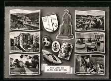 Idar-Oberstein, Gewerbehalle, Hauptstraße, Tiefenstein, Ansichtskarte 