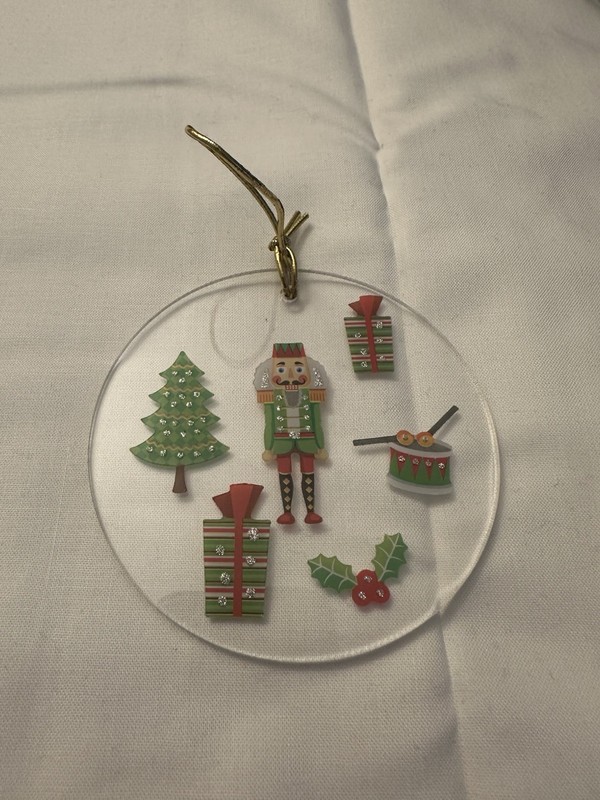 Soldier Nutcracker Tree Drum Ornament New