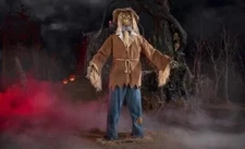 Halloween Animatronic 6 ft.  Home Accents LED Light Snapping Scarecrow