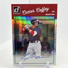2023 Panini Donruss Retro 1990 Signatures Holo Cutter Coffey #90S-CF Auto
