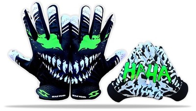 Toxic Venom Football Receiver Gloves - Tacky Sticky Grip Skin Tight Adult Pro...