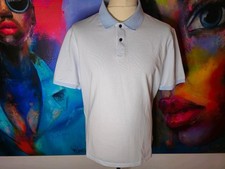BOGNER Polo-Shirt Größe 56 / XXL hellblau gestreift -NEU-