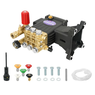 #ad Pressure Washer Pump Max 4400 PSI 4 GPM 1quot; Shaft Horizontal Gas Power Washer... $212.00