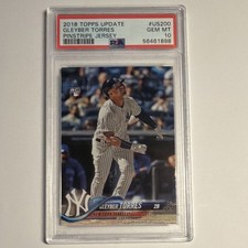 2018 Topps Update Series Gleyber Torres #US200 Rookie PSA 10 Yankees