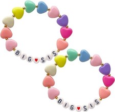 Sister's Big Bracelet Gift, Little Girls' Sister Jewelry