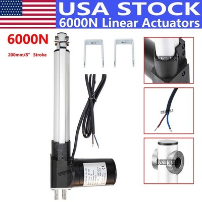 Multi-purpose DC 12V 6000N 1320lbs 8'' Inch Electric Linear Actuator Putter Motor