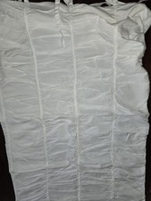 Pottery Barn Dorm White Cotton Ruffled Pillowcase Sham 18x26
