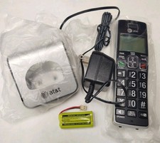 NEW AT T CL83463 Cordless Expansion Extension Handset - Black Silver