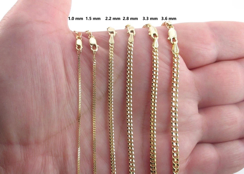 Cadena Gourmette Oro 14k 1,5 mm 17 pulgadas Foto 2 de 4