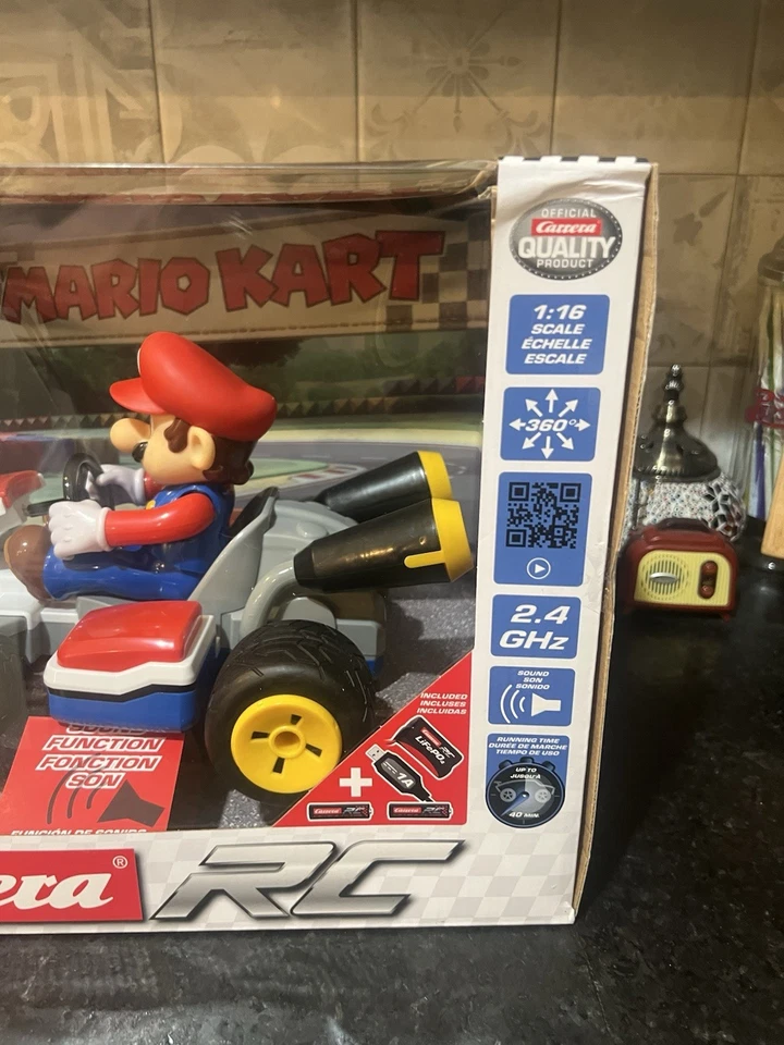 Carrera RC 1:16 Scale Mario Kart Remote Control 2.4 GHz Up To 13 Mph *New* - Image 4 of 4