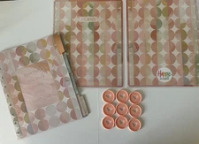Happy Planner Set: Classic Cover, Monthly Inserts and 9 Discs. Used