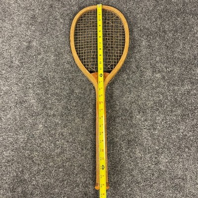 Vieille Raquette De Badminton En Bois Wright Ditson - Boston USA